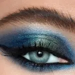 Ombretto blu: come si applica il colore di tendenza