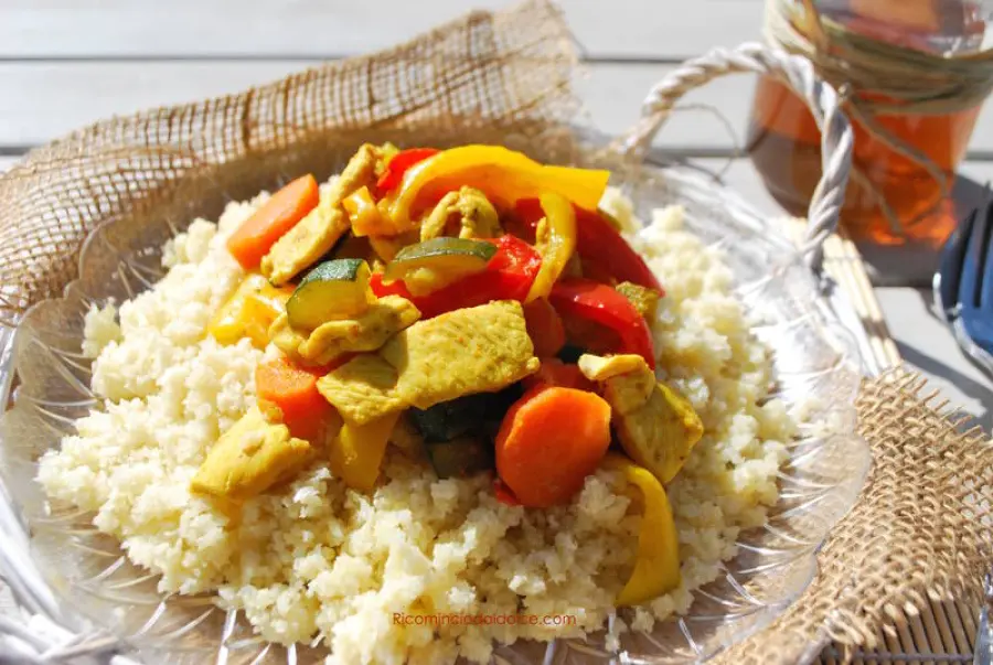 Couscous di cavolfiore alle spezie
